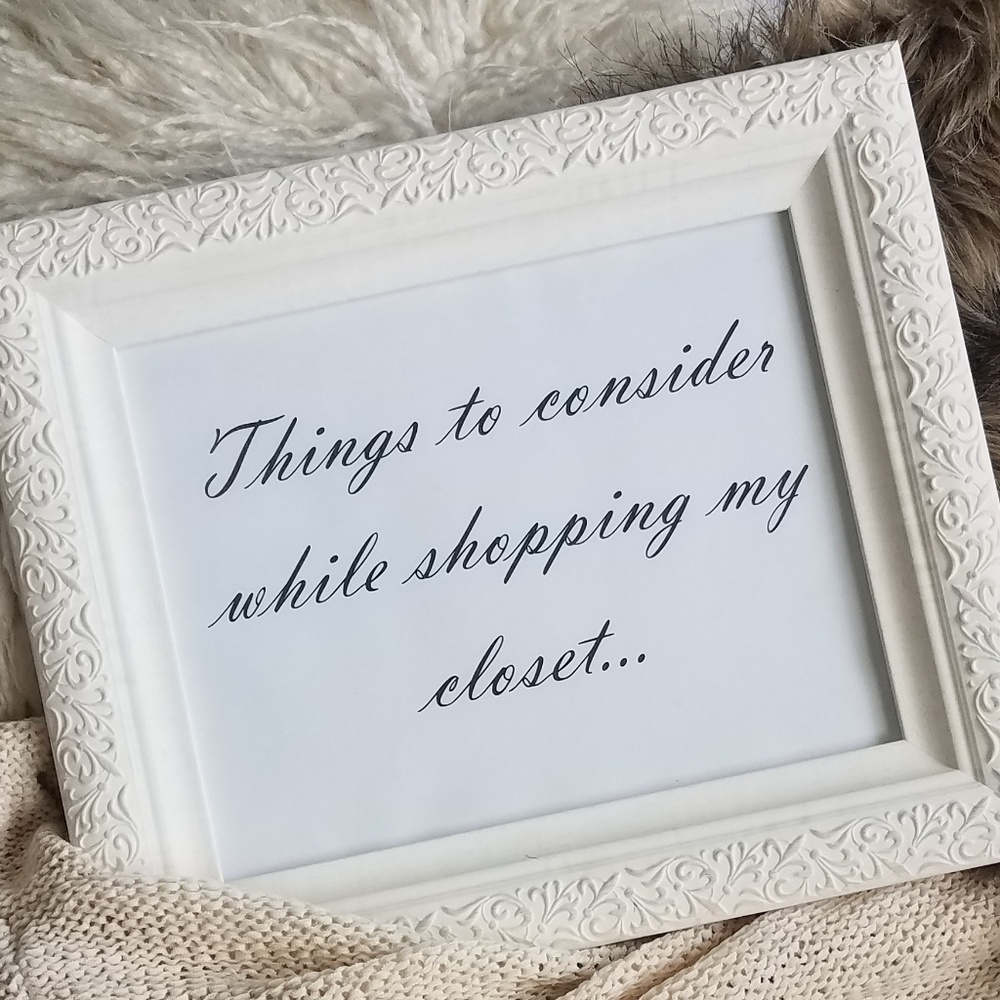💋CLOSET GUIDELINES💋